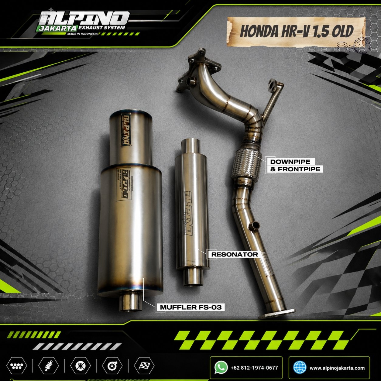 Knalpot Honda HRV
